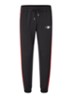 Tapered fit joggingbroek met logoband - Diepzwart