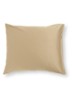  kussensloop van  katoensatijn 300TC in 2-pack - Beige