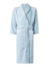  Softness badjas van  katoen - unisex - Blauwgrijs