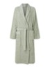  Softness badjas van  katoen - unisex - Lindegroen