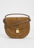 The Siena crossbodytas van leer - Bruin