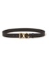 Riem van kalfsleer met logo - Goud