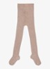 Aly ribgebreide maillot in katoenblend - Hazelnootbruin