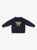 Denn Merino Wool Sweater | Lammy - Donkerblauw