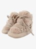 Inuk babyschoentje van leer - Taupe