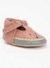 Nanoe Watermelon babyschoentje van leer - Abrikoos