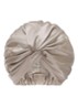 Bonnet van zijde - Taupe