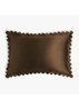 Scallop Edge Pillowcase - kussensloop - Chocolate Au Nuit No13