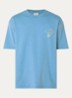 Equisse T-shirt front- en backprint - Blauwgrijs
