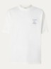 T-shirt met logo- en backprint - Gebroken wit
