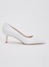 Achievable pump met glitter - Wit