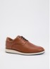 Bow veterschoen van leer  - Cognac