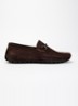 Brackon mocassins van leer - Donkerbruin