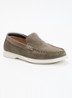 Buftonn loafer van suède  - Taupe