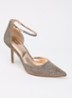 Calmness sandalette - brons - textiel