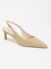 Celinna slingback van lakleer - Lindegroen