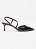 Charming slingback - Zwart