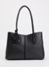 Deserving Large shopper met tasbedel - Diepzwart
