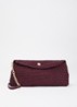 Encourage crossbodytas met afneembare schouderriem - Aubergine