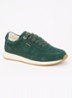 Ettah sneaker van leer met logo - Groen