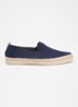 Fishers espadrilles met gebreid bovenwerk - Royalblauw