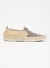 Fishing espadrilles met gebreid bovenwerk - Beige