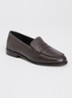 Ginelli loafer van leer  - Donkerbruin
