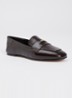 Glances loafer van leer - Donkerbruin