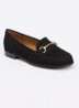 Glenny loafer van leer - Zwart