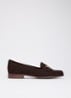 Glenny loafer van leer - Bruin