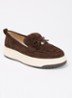 Glide loafer van leer - Donkerbruin