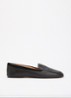 Gosette loafer van leer met details van suède - Zwart