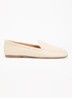 Gosette loafer van leer met details van suède - Ivoor