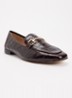 Grained loafer - Bordeauxrood