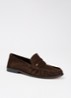 Grisella loafer van leer - Donkerbruin