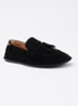 Grounding loafer van suède - Zwart