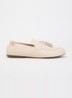 Grounding loafer van suède - Creme