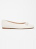 Harllowe ballerina van leer - Wit