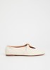 Havella ballerina van leer - Gebroken wit