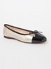 Highest ballerina met lakleren details - Goud