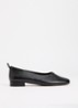 Highmark ballerina van leer - Zwart