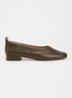 Highmark ballerina van leer - Taupe