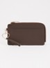 Keeping portemonnee van leer - Chocoladebruin