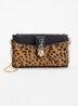 Kerrie clutch met afneembare schouderriem - Diepzwart