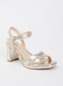 Manifesting sandalette - Goud - Leer