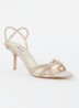 Marvelo sandalette met strass - Goud - Plain Synthetic