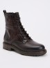 Patley biker boot van leer - Bruin