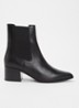 Pimo chelsea boot van leer - Zwart
