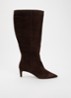 Smoulder laars van leer - Chocoladebruin