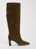Stride laars van suède - Khaki